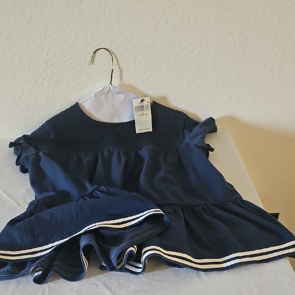 Polo by Ralph Lauren Navy Blue Kids Blouse